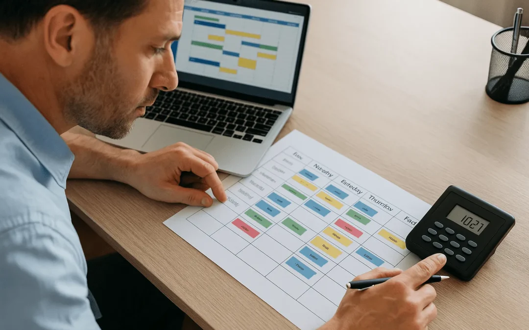 Comment calculer un plan de charge orienté pointage du personnel ?